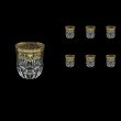 Adagio B2 AELK Whisky Glasses 350ml 6pcs in Flora´s Empire Golden Crystal Light (20-595/L)