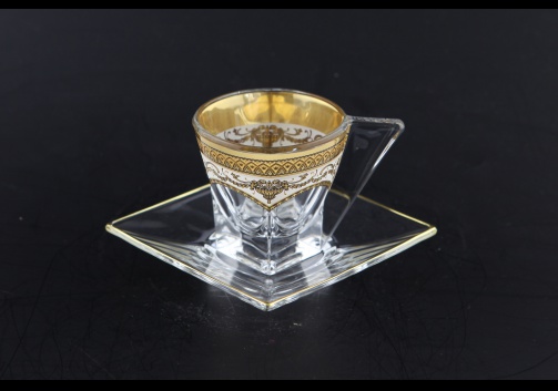 Fusion ES FEGW Cup Espresso 76ml 1pc in Flora´s Empire Golden White Decor (21-246)
