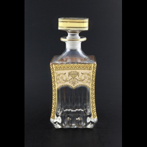 Adagio WD AEGI Whisky Decanter 820ml 1pc in Flora´s Empire Golden Ivory Decor (25-598)