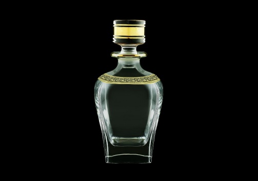 Fusion WD FMGB Whisky Decanter 800ml 1pc in Lilit Golden Black Decor (31-435)