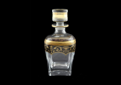 Fusion WD FEGB Whisky Decanter 800ml 1pc in Flora´s Empire Golden Black Decor (26-549)