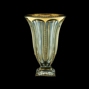 Panel VV PAGB B Vase 33cm 1pc in Antique Golden Black Decor (57-325/b)