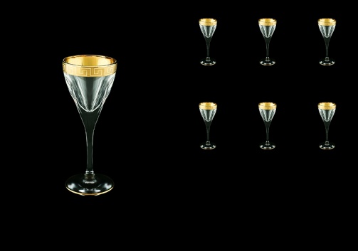 Fusion C5 FAGC b Liqueur Glasses 70ml 6pcs in Antique Golden Classic Decor (430/b)