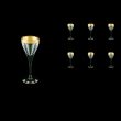 Fusion C5 FAGC b Liqueur Glasses 70ml 6pcs in Antique Golden Classic Decor (430/b)