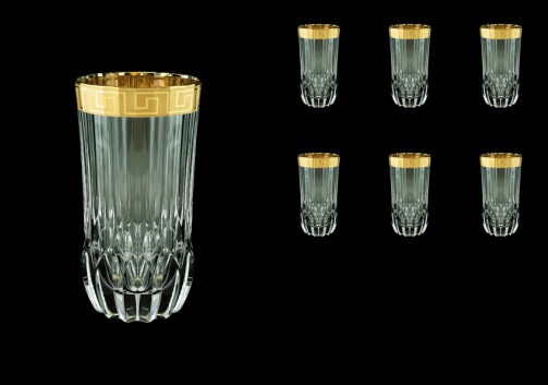 Adagio B0 AAGC b Water Glasses 400ml 6pcs in Antique Golden Classic Decor (484/b)