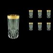 Adagio B0 AAGC b Water Glasses 400ml 6pcs in Antique Golden Classic Decor (484/b)