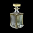 Adagio WD AAGB b Whisky Decanter 820ml 1pc in Antique Golden Black Decor (57-487/b)