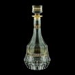 Adagio RD AAGB b Round Decanter 1000ml 1pc in Antique Golden Black Decor (57-489/b)