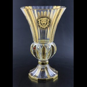 Adagio VVA AOGB Vase 35cm 1pc in Lilit&Leo Golden Black Decor (41-405)