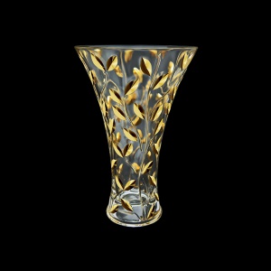 Laurus VO LLG Opened Vase 30cm 1cm in Gold (1332)