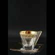 Fusion ES FAGB b Cup Espresso 76ml 1pc in Antique Golden Black Decor (57-335/b)