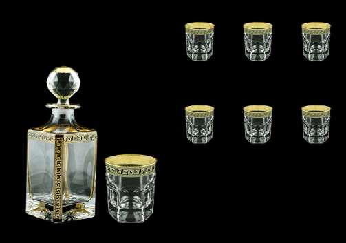 Provenza Set WD+B2 PAGB 1x750ml+6x280ml 1+6pcs in Antique Gold Black (57-134/136/b)