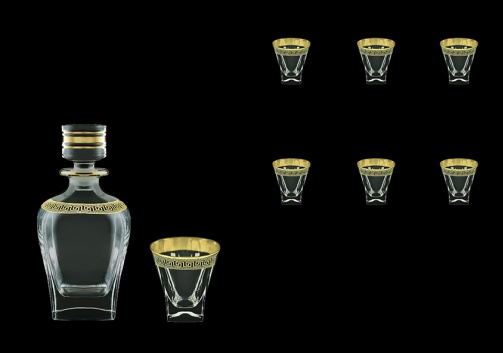 Fusion Set WD+B3 FAGB b 800ml+6x200ml 1+6pcs in Antique Golden Black (57-435/437/b)