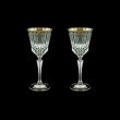 Adagio C3 AAGB b Wine Glasses 220ml 2pcs in Antique Golden Black Decor (57-482/2/b)