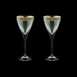 Fusion C2 FAGB b Wine Glasses 250ml 2pcs in Antique Golden Black Decor (57-432/2/b)