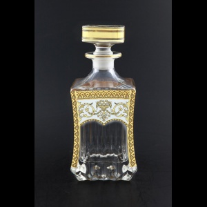 Adagio WD AEGW Whisky Decanter 820ml 1pc in Flora´s Empire Golden White Decor (21-598)