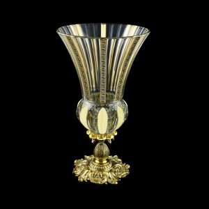 Adagio VVZ AAGB b Vase 38cm 1pc in Antique Golden Black Decor (57-405/JJ02/b)
