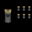 Adagio B0 AELK Water Glasses 400ml 6pcs in Flora´s Empire Golden Crystal Light (20-596/L)