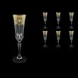 Adagio CFL AELK Champagne Flutes 180ml 6pcs in Flora´s Empire G. Crystal Light (20-594/L)