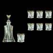 Bohemia Florale Set WD+B2 AGB b 1+6pcs, 700+6x320ml, in Antique Golden Black D. (57-462/b)