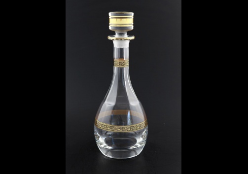 Provenza RD PMGB Round Decanter 900ml 1pc in Lilit Golden Black Decor (31-137)