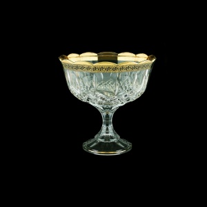 Opera MSN OAGB b Small Bowl d18cm 1pc in Antique Golden Black Decor (57-475/b)