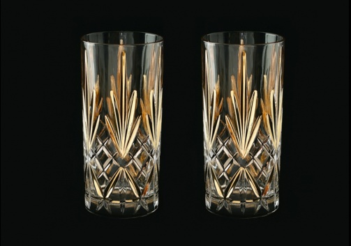 Melodia B0 MPG Water Glasses 360ml 2pcs in Platinum&Gold (1205/2)