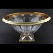 Panel MV PAGB CH Large Bowl 33cm 1pc in Antique Golden Black Decor (57-175/b)