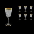 Timeless C2 TAGB SKCR Wine Glasses 298ml 6pcs Antique  Golden Black+SKCR (57-130/bKCR)