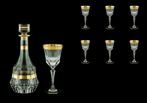 Adagio Set RD+C2 AAGC b 1x1000ml + 6x280ml 1+6pcs in Antique Golden Classic (489/483/b)