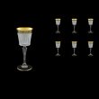 Timeless C5 TMGB S Liqueur Glasses 110ml 6pcs in Lilit Golden Black Decor+S (31-112)