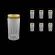 Timeless B0 TMGB S Water Glasses 440ml 6pcs in Lilit Golden Black Decor+S (31-133)