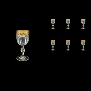 Provenza C5 PEGI Liqueur Glasses 50ml 6pcs in Flora´s Empire Golden Ivory Decor (25-521)