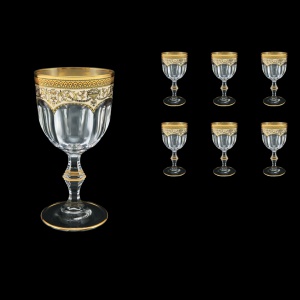 Provenza C2 PEGI  Wine Glasses 230ml 6pcs in Flora´s Empire Golden Ivory Decor (25-523)