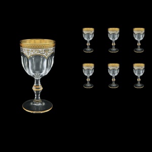 Provenza C3 PEGW Wine Glasses 170ml 6pcs in Flora´s Empire Golden White Decor (21-522)