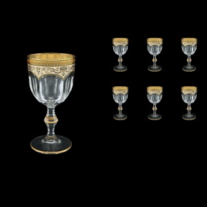 Provenza C3 PEGI Wine Glasses 170ml 6pcs in Flora´s Empire Golden Ivory Decor (25-522)