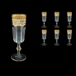 Provenza CFL PEGI Champagne Flutes 160ml 6pcs in Flora´s Empire Golden Ivory D. (25-524)