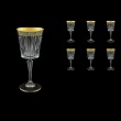 Timeless C2 TMGB Wine Glasses 298ml 6pcs in Lilit Golden Black Decor (31-289)