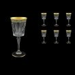 Timeless C2 TMGB Wine Glasses 298ml 6pcs in Lilit Golden Black Decor (31-289)