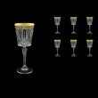 Timeless C3 TMGB Wine Glasses 227ml 6pcs in Lilit Golden Black Decor (31-288)