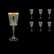 Timeless C3 TMGB H Wine Glasses 227ml 6pcs in Lilit Golden Black Decor+H (31-288/H)