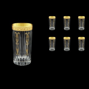 Timeless B0 TNGC H Water Glasses 440ml 6pcs in Romance Golden Classic Decor+H (33-292/H)