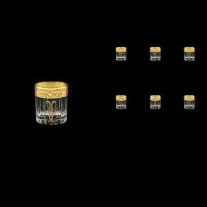 Timeless B5 TNGC H Liqueur Tumblers 78ml 6pcs in Romance Golden Classic Decor+H (33-286/H)