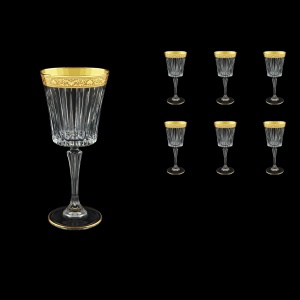 Timeless C2 TNGC Wine Glasses 298ml 6pcs in Romance Golden Classic Decor (33-289)