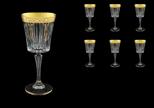 Timeless C2 TNGC H Wine Glasses 298ml 6pcs in Romance Golden Classic Decor+H (33-289/H)