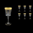 Timeless C2 TNGC H Wine Glasses 298ml 6pcs in Romance Golden Classic Decor+H (33-289/H)