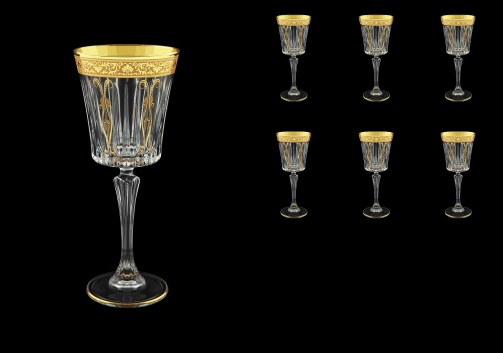 Timeless C3 TNGC H Wine Glasses 227ml 6pcs in Romance Golden Classic Decor+H (33-288/H)