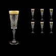 Timeless CFL TNGC H Champagne Flutes 210ml 6pcs in Romance Golden Classic D.+H (33-290/H)