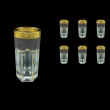 Provenza B0 PPGB Water Glasses 370ml 6pcs in Persa Golden Black Decor (76-274)