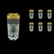 Provenza B0 PPGB Water Glasses 370ml 6pcs in Persa Golden Black Decor (76-274)